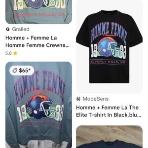 Homme Femme new size small  Graphic Sweatshirt